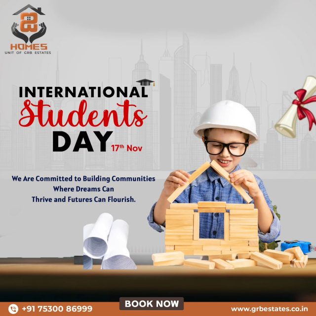 🌍✨ Today, we celebrate the curious minds that bridge cultures and build a brighter future. Keep shining, dreamers! 📚🎓

Happy International Students' Day! ✨📚🎓

#InternationalStudentsDay #GlobalEducation #StudentsUnite #LearningWithoutBorders #GlobalLearners #IHomes #Pondicherry #ConstructionExperts